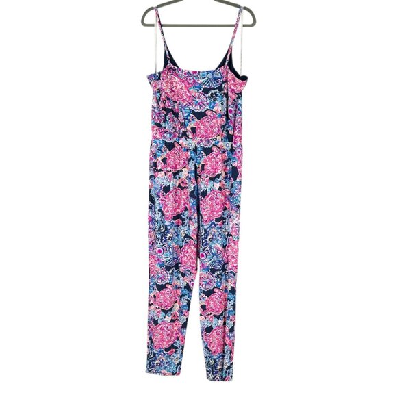 Lilly Pulitzer Dante Jumpsuit in Turtle Amazement XL - Picture 3 of 7